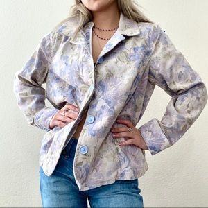 Floral Croft&Barrow Pea Coat 🦋🌼💛!!